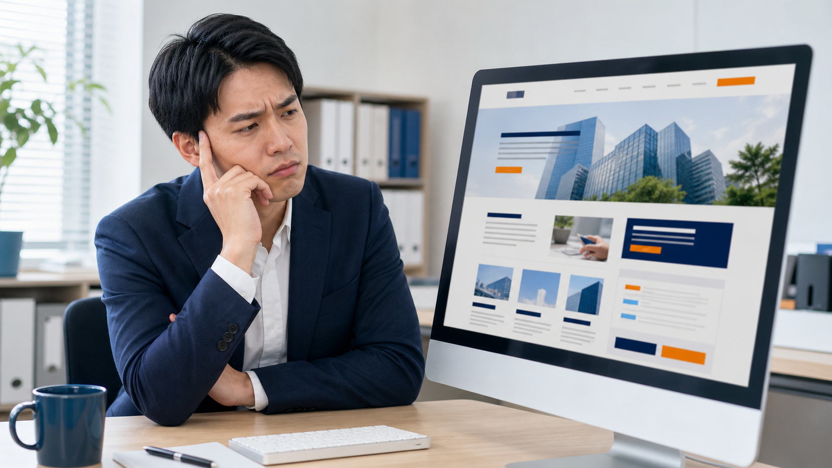 完成後のイメージ違いに悩むイメージ